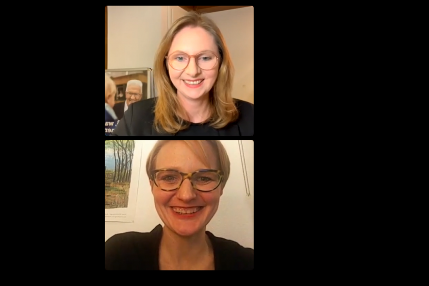 „Gemeinsamkeiten bauen Hürden und Grenzen ab“ – Sandra Boser MdL beim Insta-Live Chat mit Dr. Franziska Brantner MdB