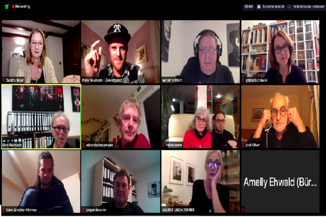 Intensiver Austausch beim WebTalk „Kulturpolitik für die Zukunft“