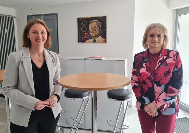 Unterschiedliche Bereiche – gemeinsame Vision. 
Junge Menschen liegen Sandra Boser MdL und Brigitta Schrempp besonders am Herzen