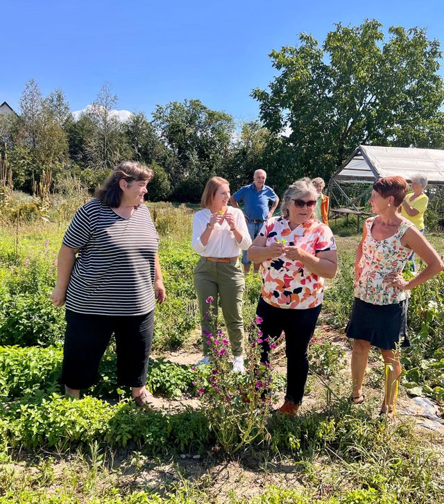 Sandra Boser MdL und Martina Braun MdL zu Besuch bei der Kräutermanufaktur von Kräuterland BW in Schwanau-Ottenheim