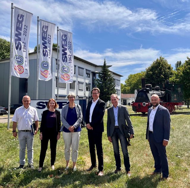 Sandra Boser MdL und Staatssekretärin Elke Zimmer MdL zu Besuch bei der SWEG in Lahr